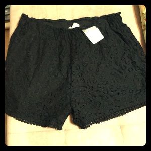 Black dress shorts